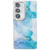 Samsung Galaxy A16 5G Electroplated Marble Texture Phone Case - Blue Green M9
