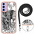 Samsung Galaxy A16 5G Electroplating Dual-side IMD Phone Case with Lanyard - Totem Elephant