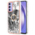 Samsung Galaxy A16 5G Electroplating Dual-side IMD Phone Case with Ring Holder - Totem Elephant