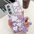 Samsung Galaxy A16 5G Electroplating Flowers Plants Texture Wristband TPU Phone Case - Pale Purple FlowerFL11
