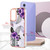 Samsung Galaxy A16 5G Electroplating IMD TPU Phone Case - Purple Flower