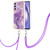 Samsung Galaxy A16 5G Electroplating Marble Dual-side IMD Phone Case with Lanyard - Purple 002