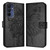 Samsung Galaxy A16 5G Embossed Butterfly Leather Phone Case - Black