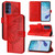 Samsung Galaxy A16 5G Embossed Butterfly Leather Phone Case - Red