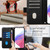 Samsung Galaxy A16 5G Embossed Rose RFID Anti-theft Leather Phone Case - Black