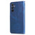 Samsung Galaxy A16 5G Fashion Calf Texture Zipper Leather Phone Case - Blue