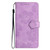 Samsung Galaxy A16 5G Flower Embossing Pattern Leather Phone Case - Purple