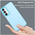 Samsung Galaxy A16 5G Frosted Translucent TPU Hybrid PC Full Coverage Phone Case - Blue