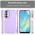 Samsung Galaxy A16 5G Frosted Translucent TPU Hybrid PC Full Coverage Phone Case - Dark Purple