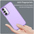Samsung Galaxy A16 5G Frosted Translucent TPU Hybrid PC Full Coverage Phone Case - Dark Purple