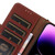 Samsung Galaxy A16 5G Genuine Leather Magnetic RFID Leather Phone Case - Coffee Samsung Galaxy A16 5G Genuine Leather Magnetic RFID Leather Phone Case - Coffee