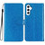 Samsung Galaxy A16 5G Glitter Powder Flip Leather Phone Case - Blue