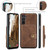 Samsung Galaxy A16 5G JEEHOOD J01 Retro Magnetic Detachable Wallet Phone Case - Brown
