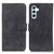 Samsung Galaxy A16 5G KHAZNEH Retro Texture Horizontal Flip Leather Phone Case - Black