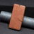 Samsung Galaxy A16 5G Lambskin Texture Pure Color Flip Leather Phone Case - Brown