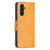 Samsung Galaxy A16 5G Lambskin Texture Pure Color Flip Leather Phone Case - Yellow