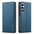 Samsung Galaxy A16 5G LC.IMEEKE L1 Series Frosted Fine Texture PU Phone Case - Blue