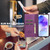 Samsung Galaxy A16 5G LC.IMEEKE L1 Series Frosted Fine Texture PU Phone Case - Purple Samsung Galaxy A16 5G LC.IMEEKE L1 Series Frosted Fine Texture PU Phone Case - Purple