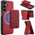 Samsung Galaxy A16 5G LC.IMEEKE L3 Series Detachable RFID Card Bag Magsafe Phone Case - Red