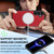 Samsung Galaxy A16 5G LC.IMEEKE L3 Series Detachable RFID Card Bag Magsafe Phone Case - Red