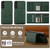 Samsung Galaxy A16 5G LC.IMEEKE L5 Series Detachable RFID Card Bag Magsafe Phone Case - Green