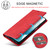 Samsung Galaxy A16 5G LC.IMEEKE Strong Magnetism Microfiber Leather Phone Case - Red Samsung Galaxy A16 5G LC.IMEEKE Strong Magnetism Microfiber Leather Phone Case - Red