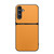 Samsung Galaxy A16 5G Litchi Leather Magnetic Full Coverage Shockproof Phone Case - Yellow