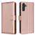Samsung Galaxy A16 5G Litchi Texture RFID Anti-theft Leather Phone Case - Gold