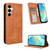 Samsung Galaxy A16 5G Magnetic Buckle Retro Texture Leather Phone Case - Brown