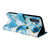 Samsung Galaxy A16 5G Marble Bronzing Stitching Leather Phone Case - Blue