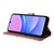 Samsung Galaxy A16 5G Marble Bronzing Stitching Leather Phone Case - Purple