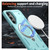 Samsung Galaxy A16 5G PC Hybrid TPU Armor MagSafe Ring Holder Phone Case - Light Blue