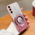 Samsung Galaxy A16 5G Plated Gradient Glitter Round Holder TPU Phone Case - Pink