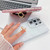 Samsung Galaxy A16 5G Plating Glitter Texture Ring Holder TPU Phone Case with Lens Film - White Tinfoil Texture
