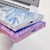 Samsung Galaxy A16 5G Plating Glitter Texture TPU Phone Case with Lens Film - White Water Ripples