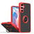 Samsung Galaxy A16 5G Q Shadow 1 Series TPU Hybrid PC Phone Case with Ring - Red