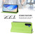 Samsung Galaxy A16 5G RC01 Dual-Folded Magnetic Suction RFID Leather Phone Case - Grass Green