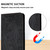 Samsung Galaxy A16 5G Retro Elephant Embossed Leather Phone Case - Black