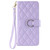 Samsung Galaxy A16 5G Ring Buckle Rhombic Leather Phone Case - Purple Samsung Galaxy A16 5G Ring Buckle Rhombic Leather Phone Case - Purple