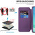 Samsung Galaxy A16 5G Shield MagSafe RFID Anti-theft Leather Phone Case - Purple