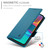 Samsung Galaxy A16 5G Side Buckle Magnetic Frosted Leather Phone Case - Blue