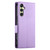Samsung Galaxy A16 5G Side Buckle Magnetic Frosted Leather Phone Case - Purple Samsung Galaxy A16 5G Side Buckle Magnetic Frosted Leather Phone Case - Purple