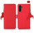 Samsung Galaxy A16 5G Side-Magnetic TJ Genuine Leather RFID Phone Case - Red