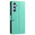 Samsung Galaxy A16 5G Simple 6-Card Wallet Leather Phone Case - Green