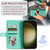 Samsung Galaxy A16 5G Simple 6-Card Wallet Leather Phone Case - Green