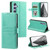 Samsung Galaxy A16 5G Simple 6-Card Wallet Leather Phone Case - Green Samsung Galaxy A16 5G Simple 6-Card Wallet Leather Phone Case - Green