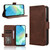 Samsung Galaxy A16 5G Skin Feel Calf Texture Card Slots Leather Phone Case - Brown