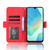 Samsung Galaxy A16 5G Skin Feel Calf Texture Card Slots Leather Phone Case - Red