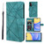 Samsung Galaxy A16 5G Skin Feel Geometric Lines Leather Phone Case - Green