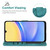 Samsung Galaxy A16 5G Skin Feel Geometric Lines Leather Phone Case - Green